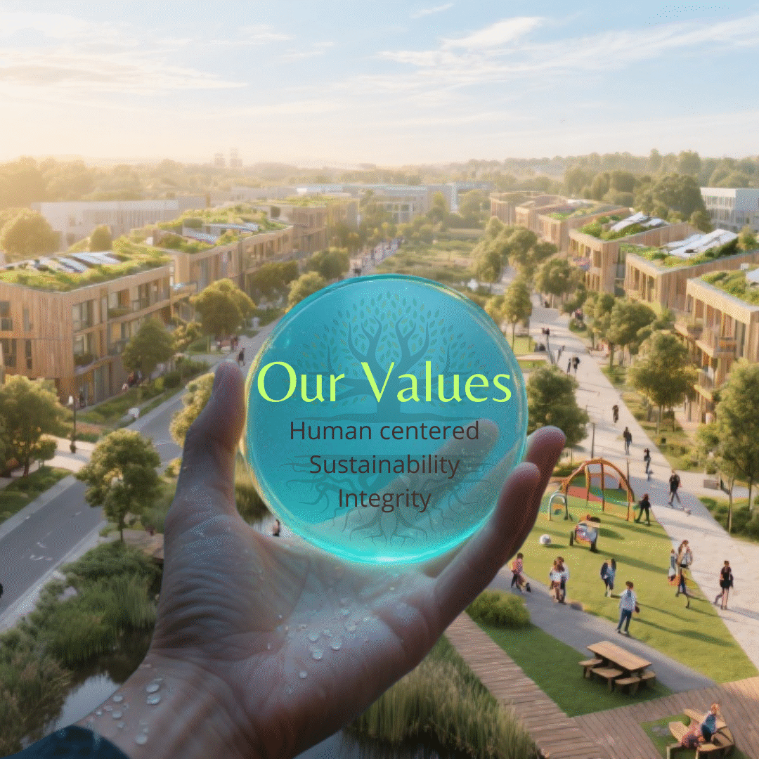 Our values : Human Connected, Sustainability and Integrity